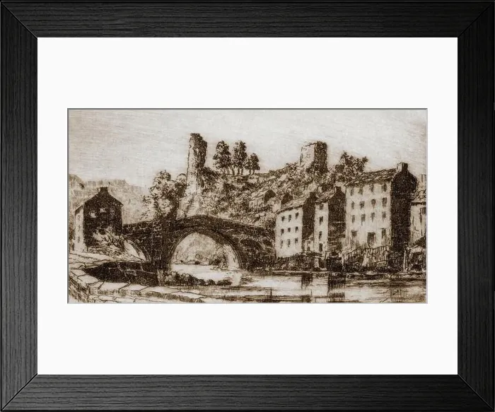 Framed Print : Ruins of Barnard Castle in the historic market town which bears its name Framed Print : Ruins of Barnard Castle in the historic market town which bears its name