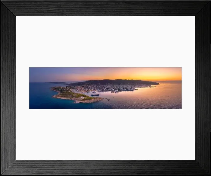 Framed Print : View of the amazing island of Spetses, Greece Framed Print : View of the amazing island of Spetses, Greece