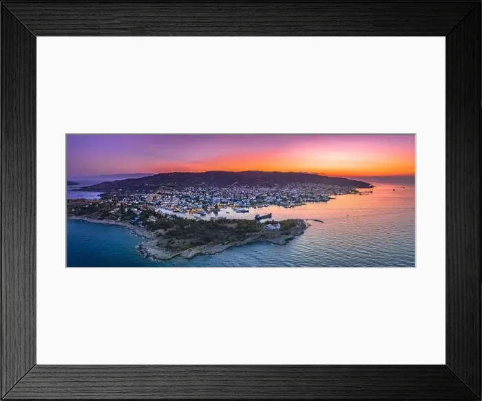 Framed Print : View of the amazing island of Spetses, Greece Framed Print : View of the amazing island of Spetses, Greece