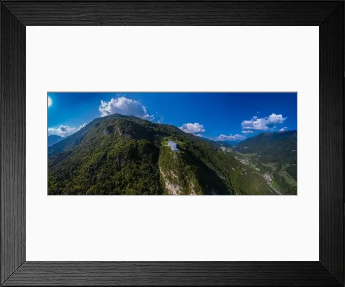 Framed Print : Forte Corno, fortress was built in the years from 1890 to 1892 located at Lardaro, Trento Italy