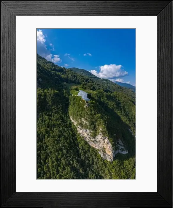 Framed Print : Forte Corno, fortress was built in the years from 1890 to 1892 located at Lardaro, Trento Italy Framed Print : Forte Corno, fortress was built in the years from 1890 to 1892 located at Lardaro, Trento Italy