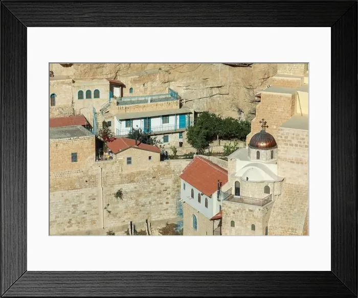 Framed Print : Mar Saba Greek Orthodox Monastery in Israel Framed Print : Mar Saba Greek Orthodox Monastery in Israel