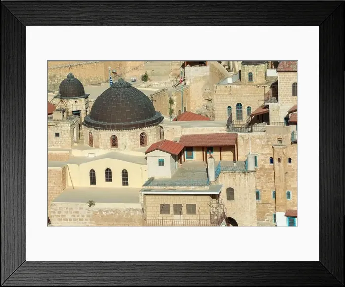 Framed Print : Mar Saba Greek Orthodox Monastery in Israel Framed Print : Mar Saba Greek Orthodox Monastery in Israel