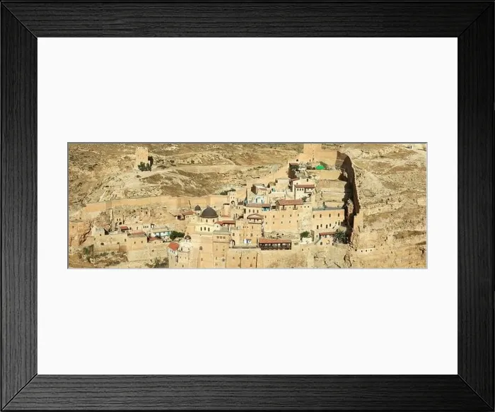 Framed Print : Mar Saba Greek Orthodox Monastery in Israel Framed Print : Mar Saba Greek Orthodox Monastery in Israel