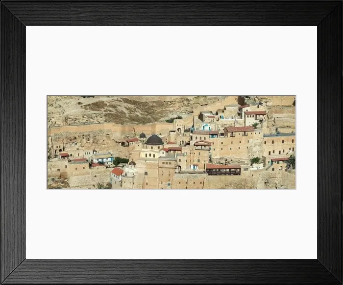 Framed Print : Mar Saba Greek Orthodox Monastery in Israel Framed Print : Mar Saba Greek Orthodox Monastery in Israel