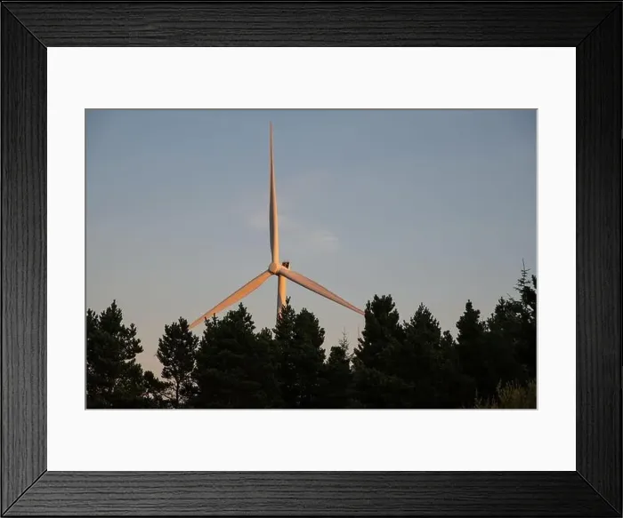 Framed Print : Wind Farm Turbines at Sunset in Rhigos Mountain South Wales Framed Print : Wind Farm Turbines at Sunset in Rhigos Mountain South Wales