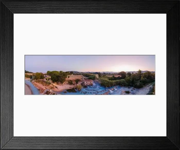 Framed Print : Toscane Italy August 2021, natural spa with waterfalls and hot springs at Saturnia thermal baths Framed Print : Toscane Italy August 2021, natural spa with waterfalls and hot springs at Saturnia thermal baths