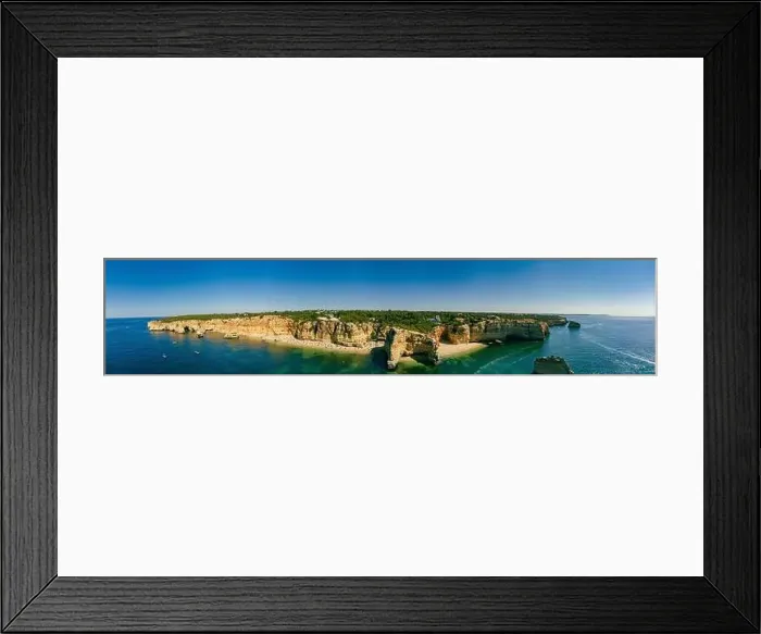 Framed Print : Aerial drone views of Praia da Marinha and Malhada do Baraco - beaches in Algarve, Portugal Framed Print : Aerial drone views of Praia da Marinha and Malhada do Baraco - beaches in Algarve, Portugal