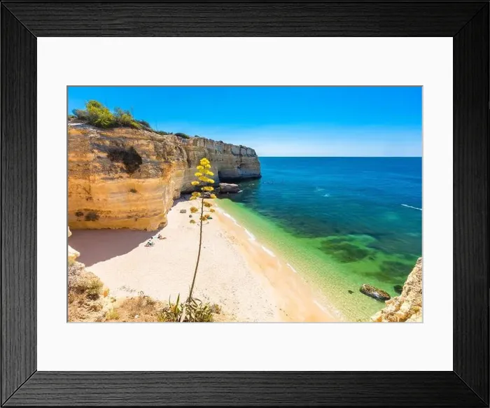 Framed Print : Aerial drone views of Praia da Marinha and Malhada do Baraco - beaches in Algarve, Portugal Framed Print : Aerial drone views of Praia da Marinha and Malhada do Baraco - beaches in Algarve, Portugal