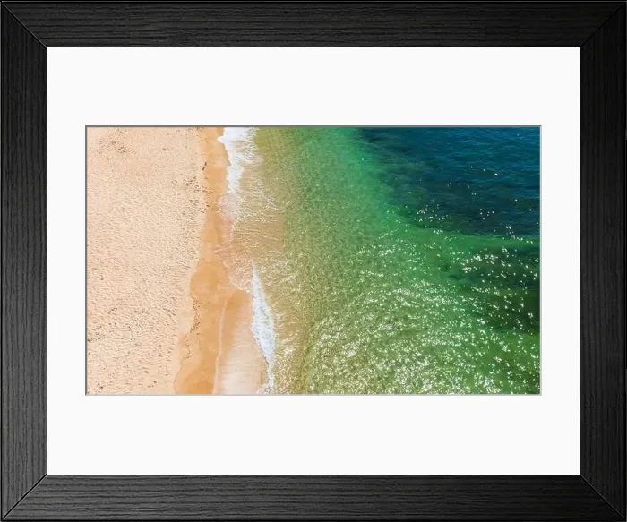 Framed Print : Aerial drone views of Praia da Marinha and Malhada do Baraco - beaches in Algarve, Portugal Framed Print : Aerial drone views of Praia da Marinha and Malhada do Baraco - beaches in Algarve, Portugal