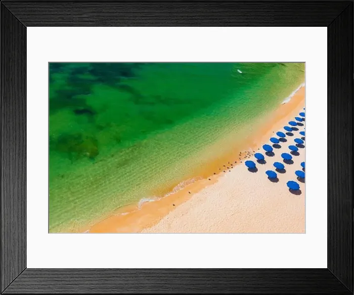 Framed Print : Aerial drone views of Praia da Marinha and Malhada do Baraco - beaches in Algarve, Portugal Framed Print : Aerial drone views of Praia da Marinha and Malhada do Baraco - beaches in Algarve, Portugal
