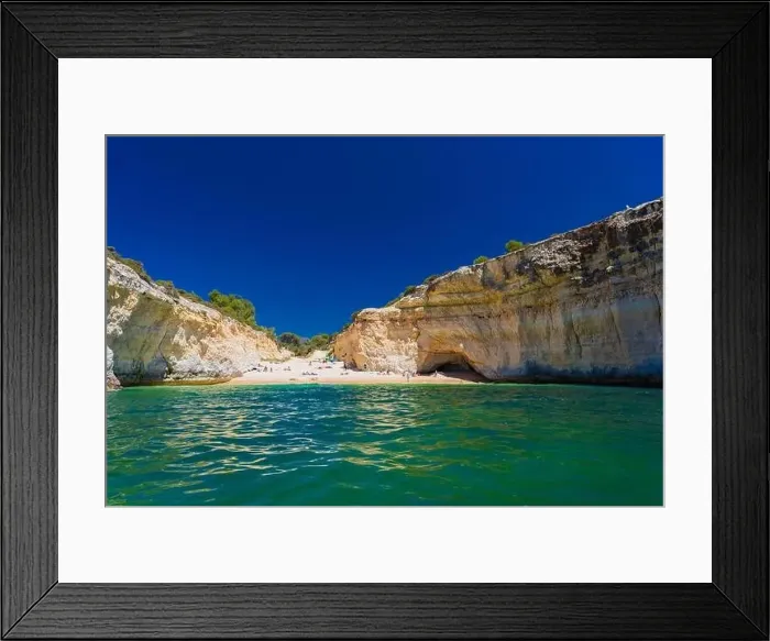 Framed Print : Aerial drone view of the Albandeira Beach (Praia da Albandeira) in Lagoa, Algarve, Portugal Framed Print : Aerial drone view of the Albandeira Beach (Praia da Albandeira) in Lagoa, Algarve, Portugal