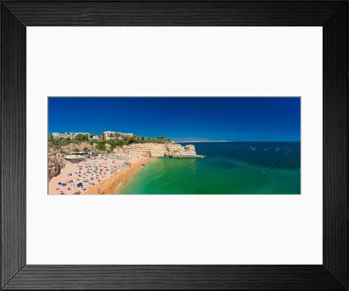 Framed Print : Aerial drone panoramic views of Praia Nova and Praia de Nossa beach, Algarve, Portugal Framed Print : Aerial drone panoramic views of Praia Nova and Praia de Nossa beach, Algarve, Portugal