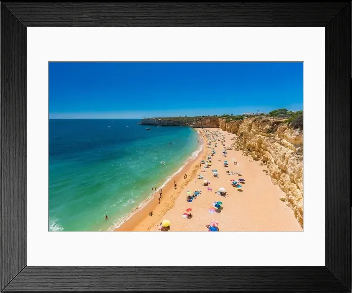 Framed Print : Aerial drone panoramic views of Praia Nova and Praia de Nossa beach, Algarve, Portugal Framed Print : Aerial drone panoramic views of Praia Nova and Praia de Nossa beach, Algarve, Portugal