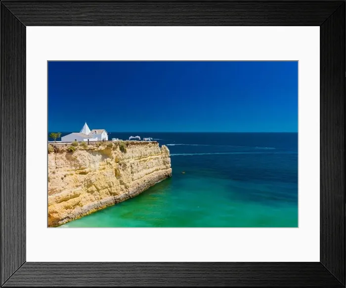 Framed Print : Aerial drone panoramic views of Praia Nova and Praia de Nossa beach, Algarve, Portugal Framed Print : Aerial drone panoramic views of Praia Nova and Praia de Nossa beach, Algarve, Portugal