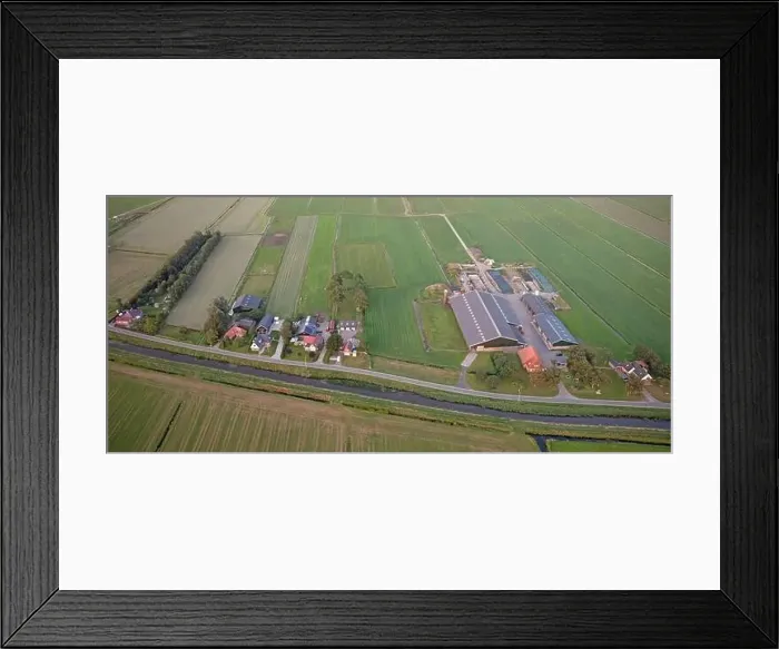 Framed Print : Agricultural landscape of Friesland Framed Print : Agricultural landscape of Friesland