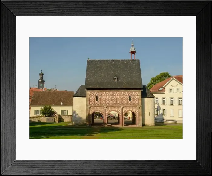 Framed Print : View at the abbey of Lorsch on Germany, Unesco world heritage Framed Print : View at the abbey of Lorsch on Germany, Unesco world heritage