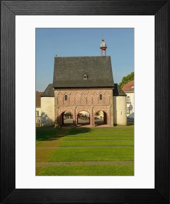 Framed Print : View at the abbey of Lorsch on Germany, Unesco world heritage Framed Print : View at the abbey of Lorsch on Germany, Unesco world heritage