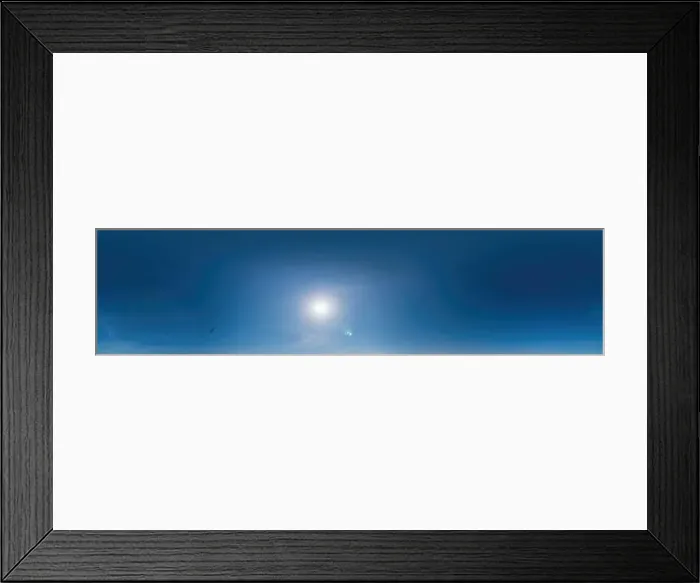 Framed Print : Blue sky panorama with Cirrus clouds Framed Print : Blue sky panorama with Cirrus clouds