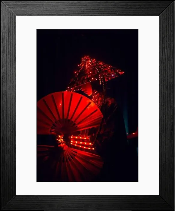 Framed Print : Female in authentic outfit Framed Print : Female in authentic outfit