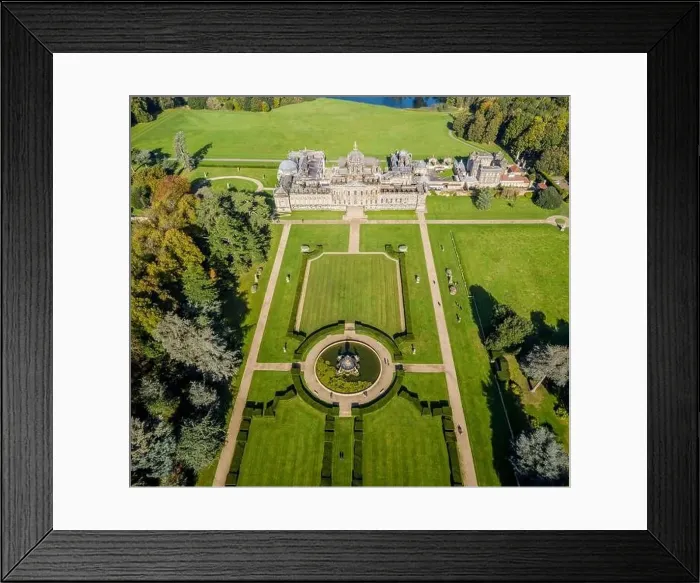 Framed Print : CASTLE HOWARD, YORK, UK - OCTOBER 15