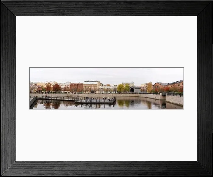 Framed Print : St. Petersburg, Russia - 28 October 2021: District New Holland in St Framed Print : St. Petersburg, Russia - 28 October 2021: District New Holland in St