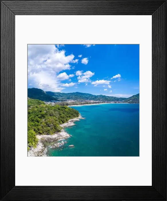 Framed Print : Kamala Beach, popular tourist destination in Phuket, Thailand Framed Print : Kamala Beach, popular tourist destination in Phuket, Thailand
