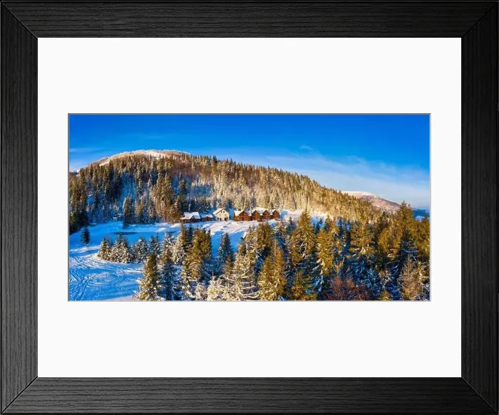 Framed Print : Aerial view of mesmerizing picturesque landscape Framed Print : Aerial view of mesmerizing picturesque landscape