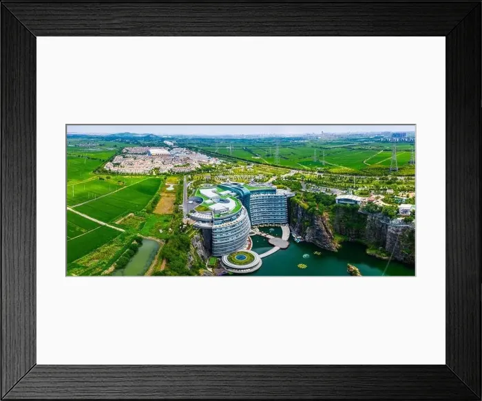 Framed Print : Shanghai, China - August 23, 2020:Shimao Shenkeng Intercontinental Hotel in Shanghai Sheshan Framed Print : Shanghai, China - August 23, 2020:Shimao Shenkeng Intercontinental Hotel in Shanghai Sheshan