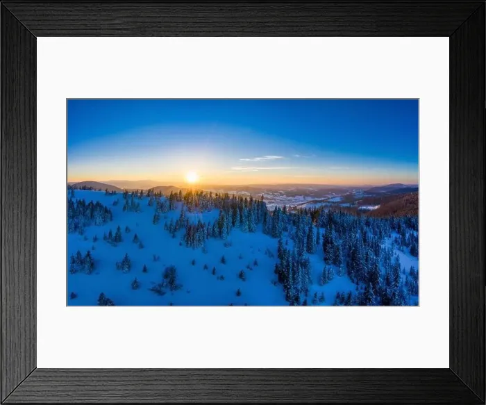 Framed Print : Aerial view of mesmerizing picturesque landscape Framed Print : Aerial view of mesmerizing picturesque landscape