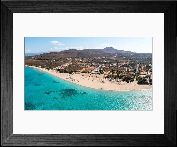 Framed Print : Elafonisos island, Greece. Sandy beach Kato Nisi Framed Print : Elafonisos island, Greece. Sandy beach Kato Nisi