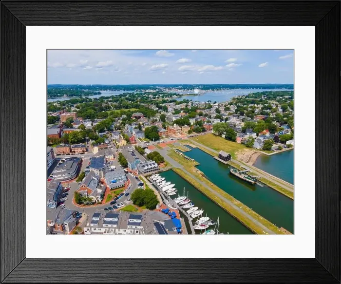 Framed Print : Aerial view of Custom House in Salem Maritime National Historic Site in city of Salem, Massachusetts MA, USA Framed Print : Aerial view of Custom House in Salem Maritime National Historic Site in city of Salem, Massachusetts MA, USA
