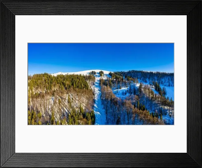 Framed Print : Wonderful landscapes of the Carpathian Mountains covered with snow Framed Print : Wonderful landscapes of the Carpathian Mountains covered with snow
