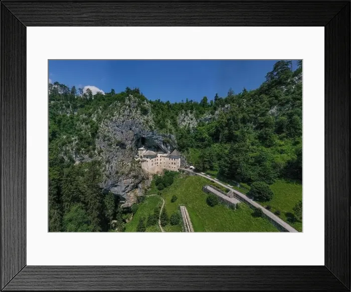 Framed Print : Predjama Castle in Slovenia, Europe Framed Print : Predjama Castle in Slovenia, Europe