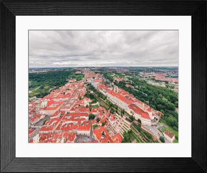 Framed Print : Prague Old Town with St Framed Print : Prague Old Town with St