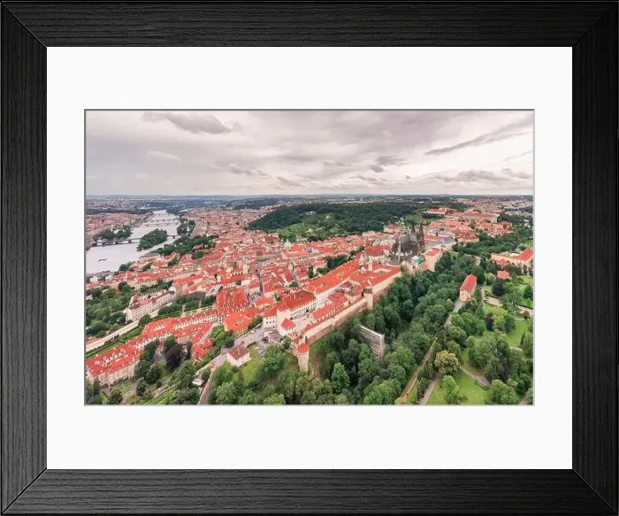 Framed Print : Prague Old Town with St Framed Print : Prague Old Town with St