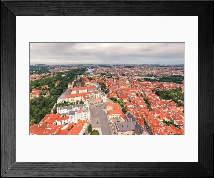 Framed Print : Prague Old Town with St Framed Print : Prague Old Town with St
