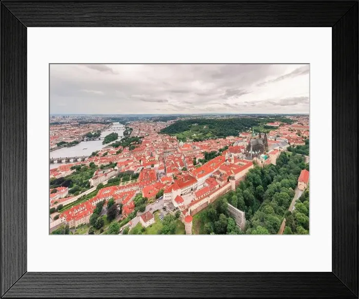 Framed Print : Prague Old Town with St Framed Print : Prague Old Town with St