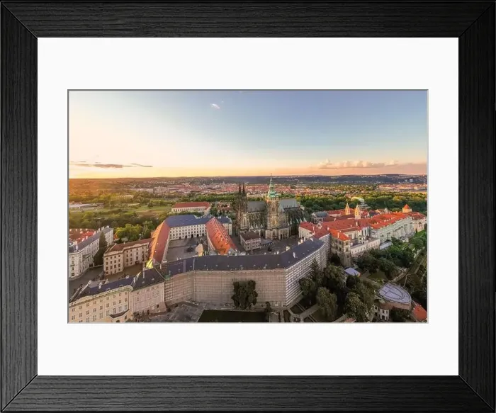 Framed Print : Prague Old Town with St Framed Print : Prague Old Town with St