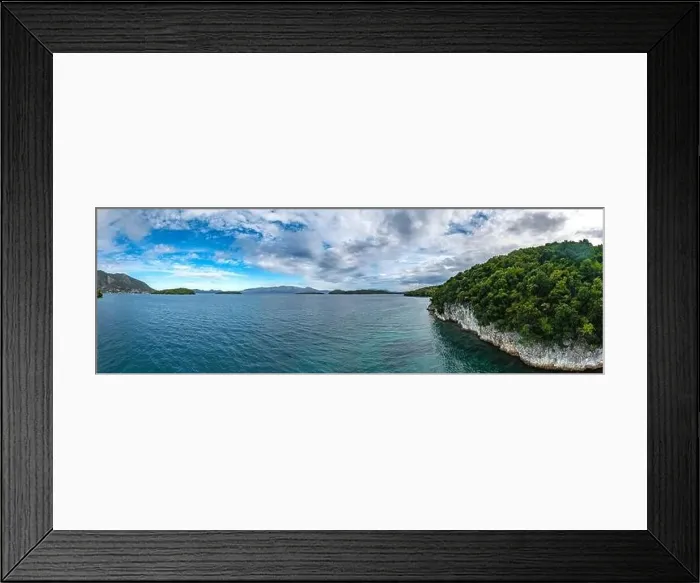 Framed Print : Lefkada a Greek island in the Ionian Sea on the west coast of Greece Framed Print : Lefkada a Greek island in the Ionian Sea on the west coast of Greece