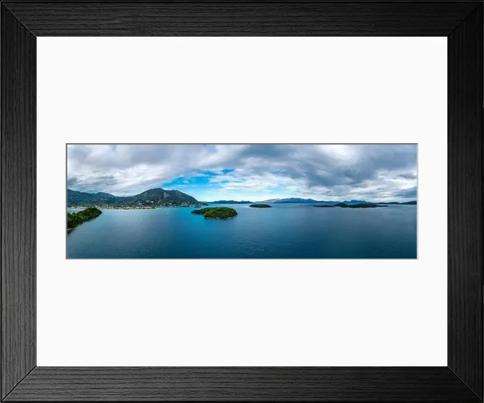 Framed Print : Lefkada a Greek island in the Ionian Sea on the west coast of Greece Framed Print : Lefkada a Greek island in the Ionian Sea on the west coast of Greece