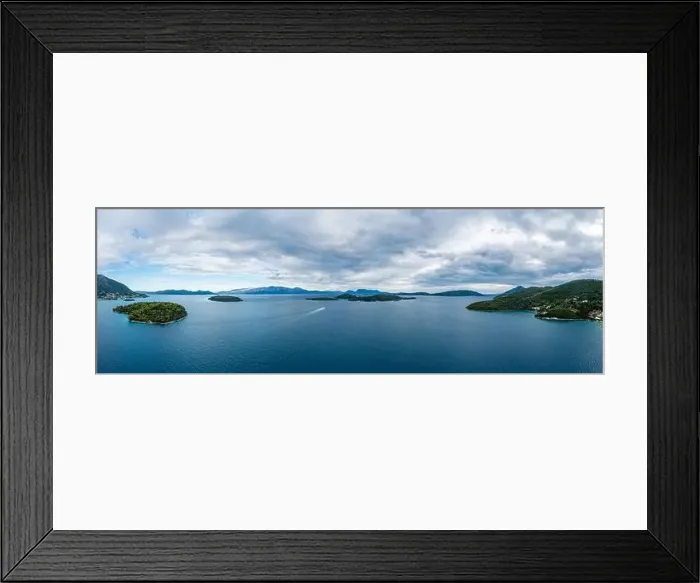 Framed Print : Lefkada a Greek island in the Ionian Sea on the west coast of Greece Framed Print : Lefkada a Greek island in the Ionian Sea on the west coast of Greece
