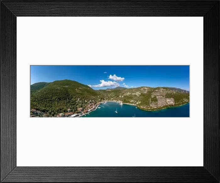 Framed Print : Lefkada a Greek island in the Ionian Sea on the west coast of Greece Framed Print : Lefkada a Greek island in the Ionian Sea on the west coast of Greece