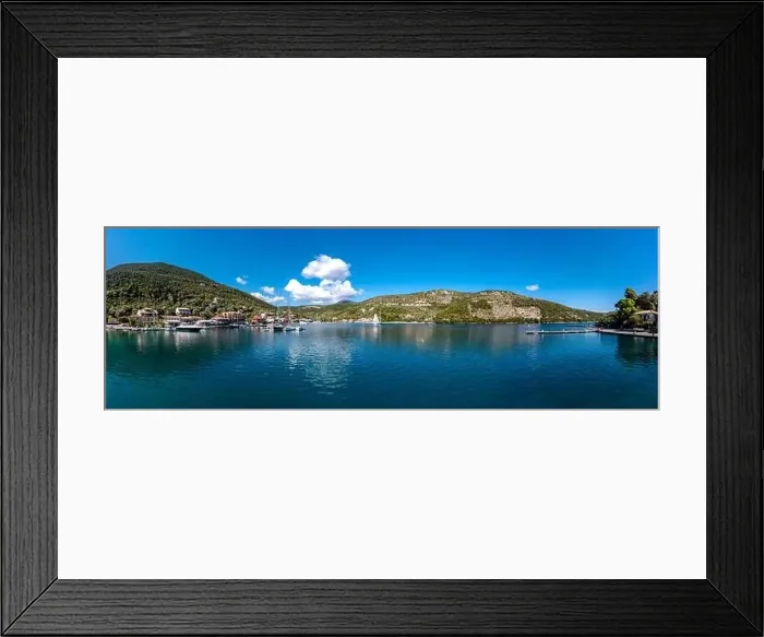 Framed Print : Lefkada a Greek island in the Ionian Sea on the west coast of Greece Framed Print : Lefkada a Greek island in the Ionian Sea on the west coast of Greece