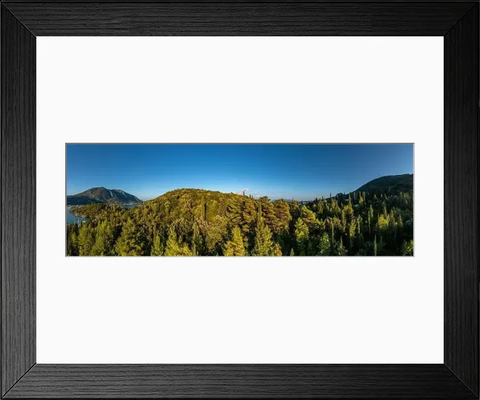 Framed Print : Lefkada a Greek island in the Ionian Sea on the west coast of Greece Framed Print : Lefkada a Greek island in the Ionian Sea on the west coast of Greece