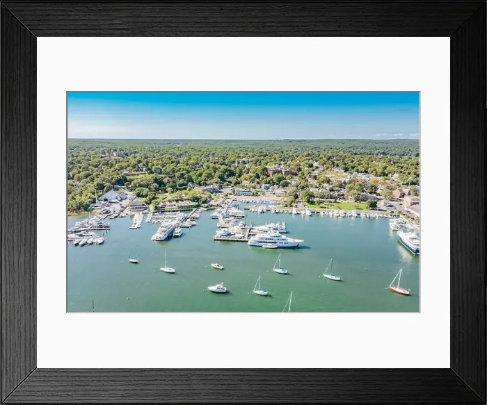 Framed Print : Aerial image of Sag Harbor, NY Framed Print : Aerial image of Sag Harbor, NY