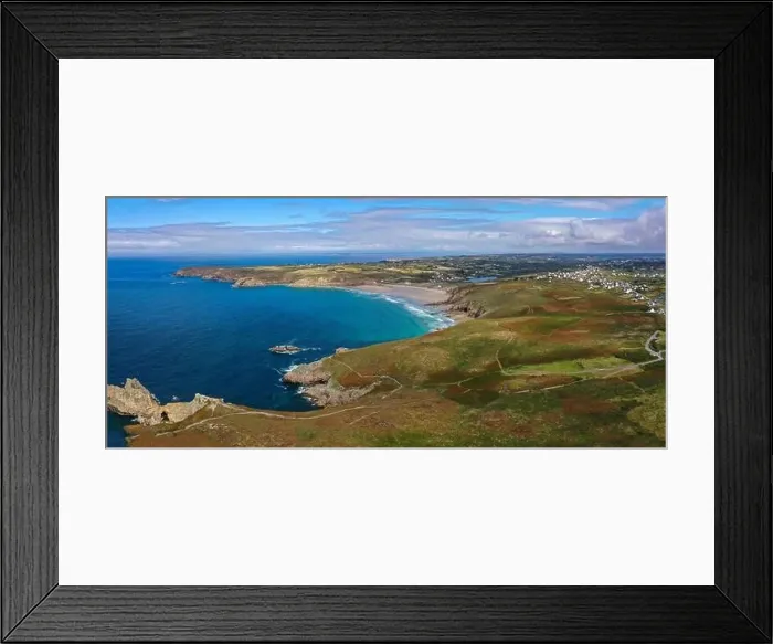 Framed Print : aerial view on the tip of van on finistere in brittany Framed Print : aerial view on the tip of van on finistere in brittany