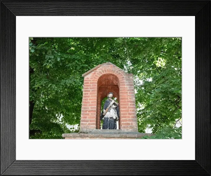 Framed Print : Dobromyl, Ukraine - July, 2021: Aerial view on Church of St. Andrew the First-Called in Dobromyl, Ukraine from drone Framed Print : Dobromyl, Ukraine - July, 2021: Aerial view on Church of St. Andrew the First-Called in Dobromyl, Ukraine from drone