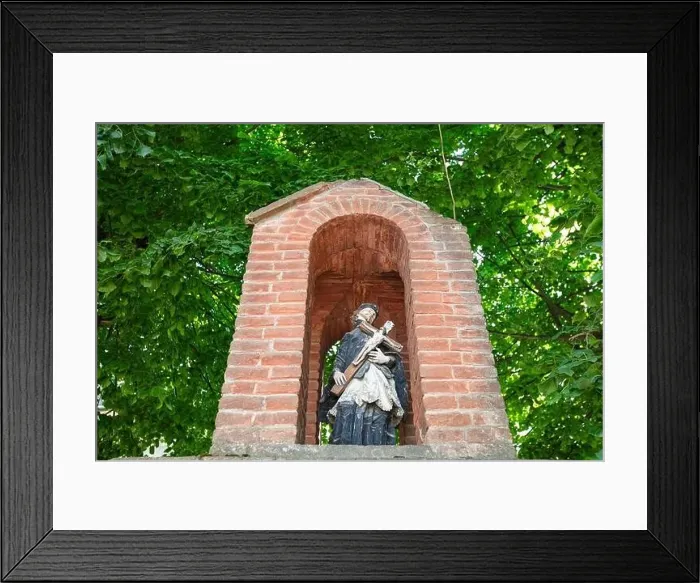 Framed Print : Dobromyl, Ukraine - July, 2021: Aerial view on Church of St. Andrew the First-Called in Dobromyl, Ukraine from drone Framed Print : Dobromyl, Ukraine - July, 2021: Aerial view on Church of St. Andrew the First-Called in Dobromyl, Ukraine from drone