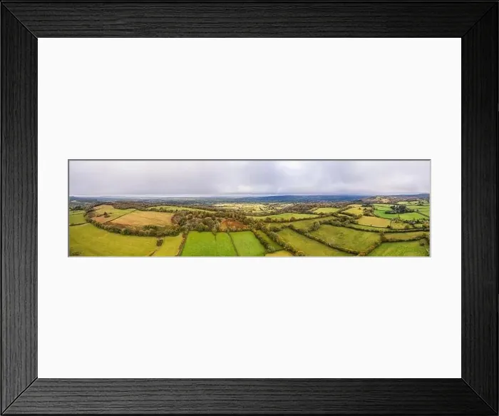 Framed Print : Panorama view of Autumn Colors over Bristol Airport fields from a drone, Somerset, England, Europe Framed Print : Panorama view of Autumn Colors over Bristol Airport fields from a drone, Somerset, England, Europe